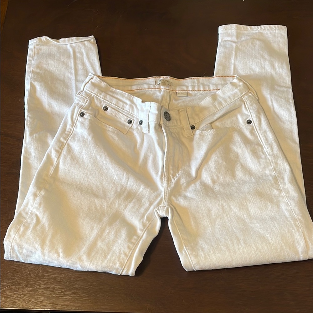 J Crew White Denim Jeans
